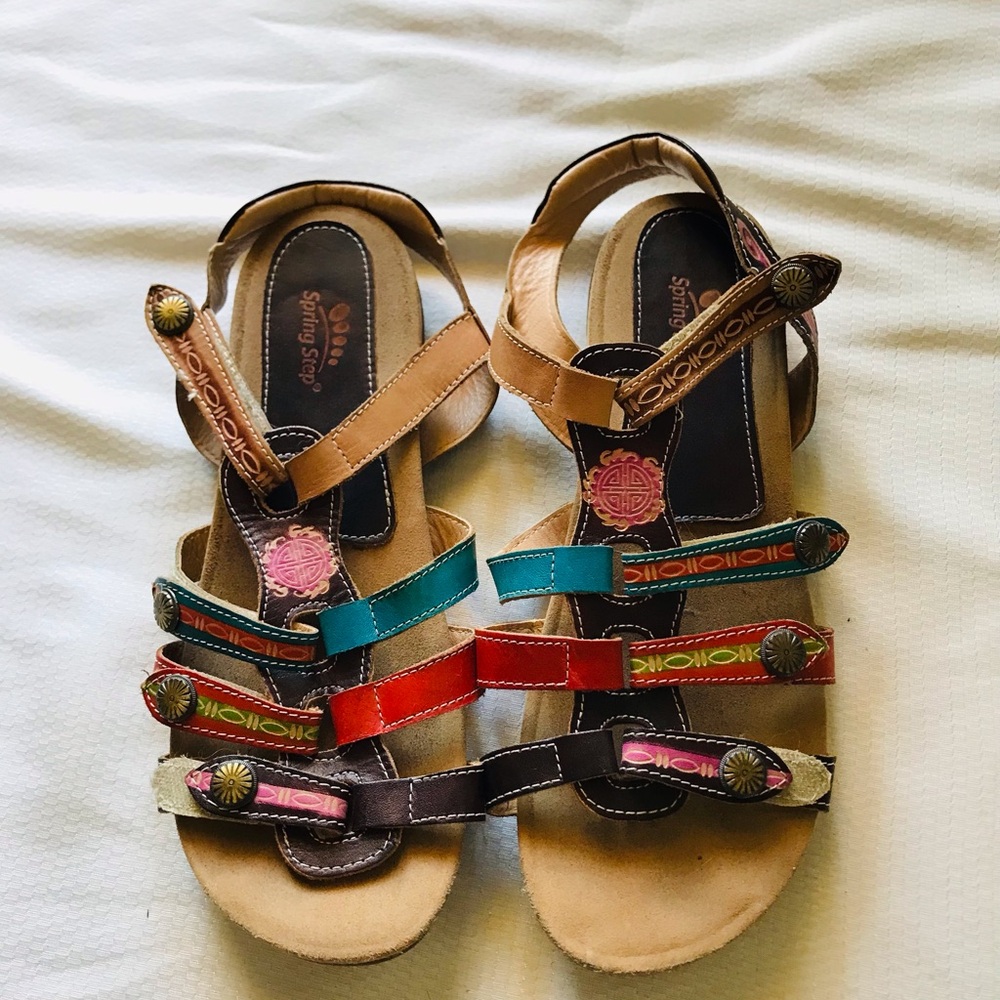 Spring step Colorful‎ Strappy Sandals - Picture 2 of 6